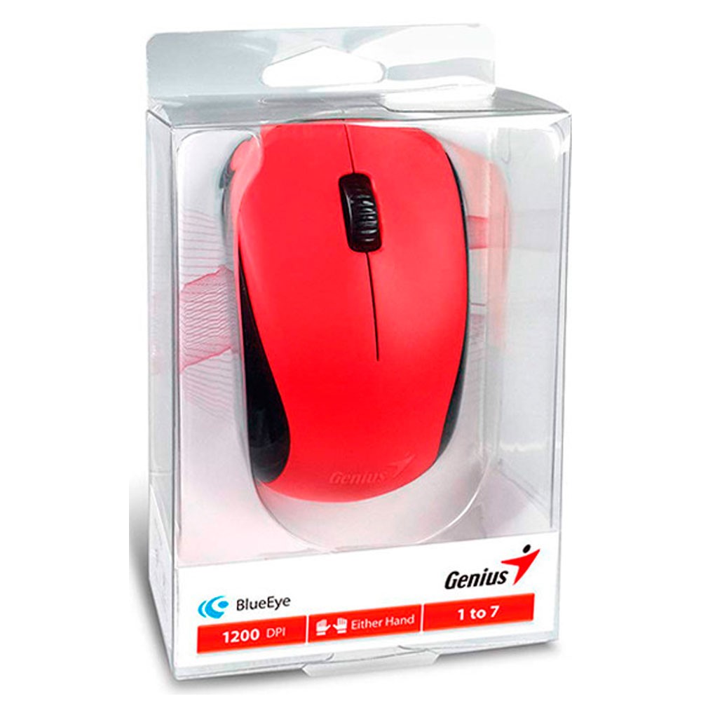 Mouse-Inalambrico-GENIUS-2.4-GHz-BlueEye-COLOR-Rojo