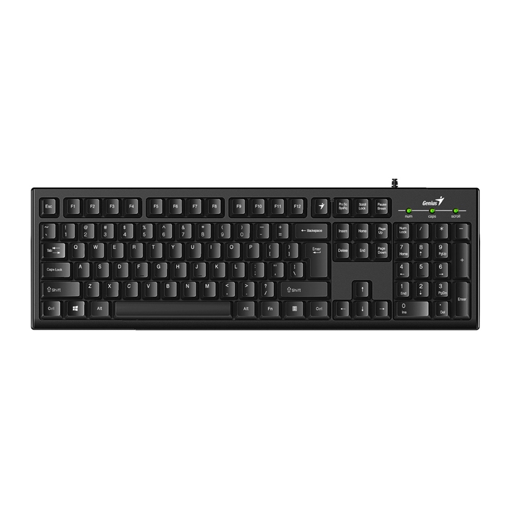 Teclado-GENIUS-Smart-KB-100-USB-Alambrico-COLOR-Negro
