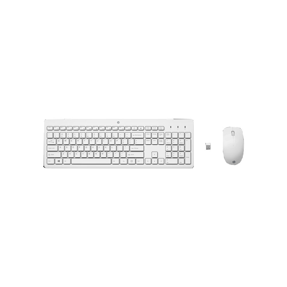Combo-Mouse-Kb-HP-230-Wht-Ltna-COLOR-Blanco