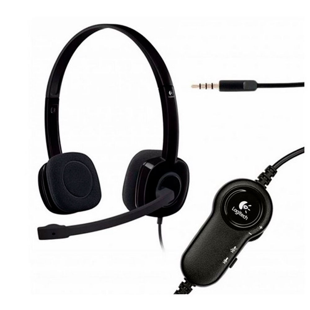 Diadema-Estereo-Con-Microfono-logitech-H151-Negro