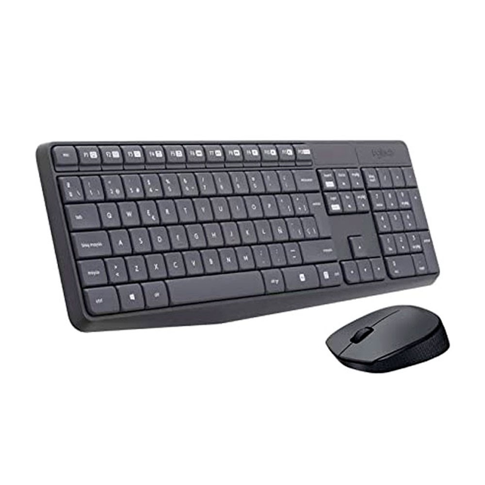 Combo-TecladoMouse-MK235-Logitech-Gris